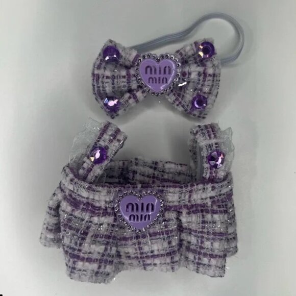 Labubu Designer Clothing Outfit Dress Purple Clothes Accessories - Picture 2 of 4